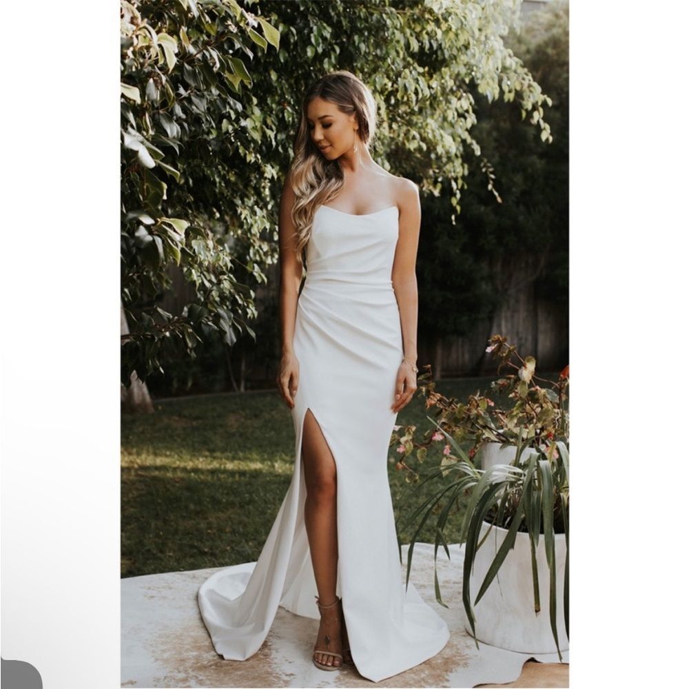 NEW NWOT Katie May X NOEL AND JEAN Divinity Gown Ivory
